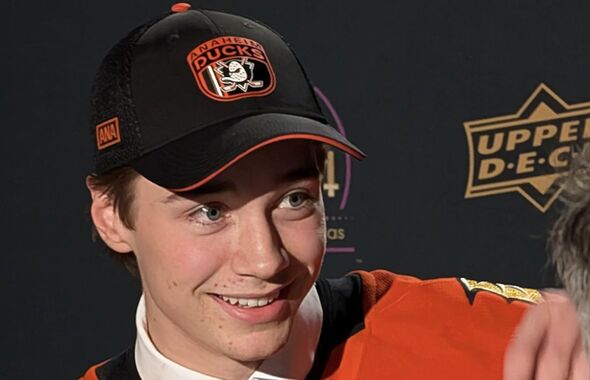 Sennecke was drafted No. 3 overall to Anaheim