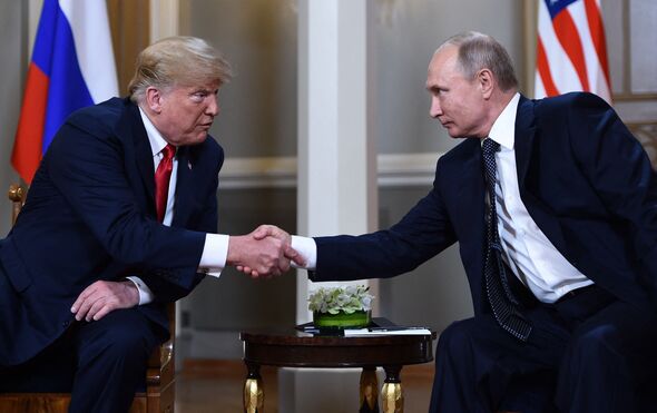 Donald Trump and Vladimir Putin